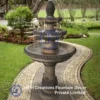 three-tier water fountain