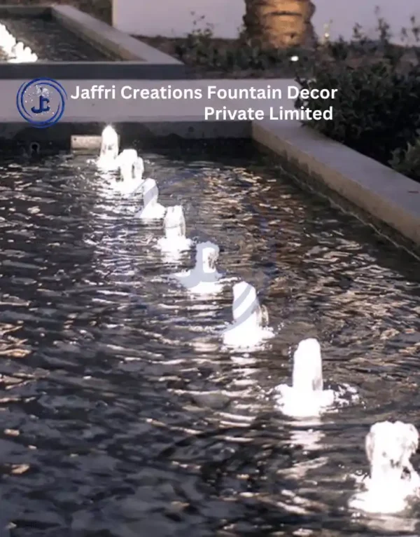 foam jet led fountain