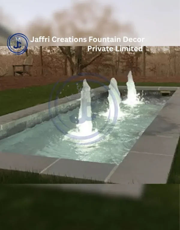 Outdoor Foam Jet Fountain