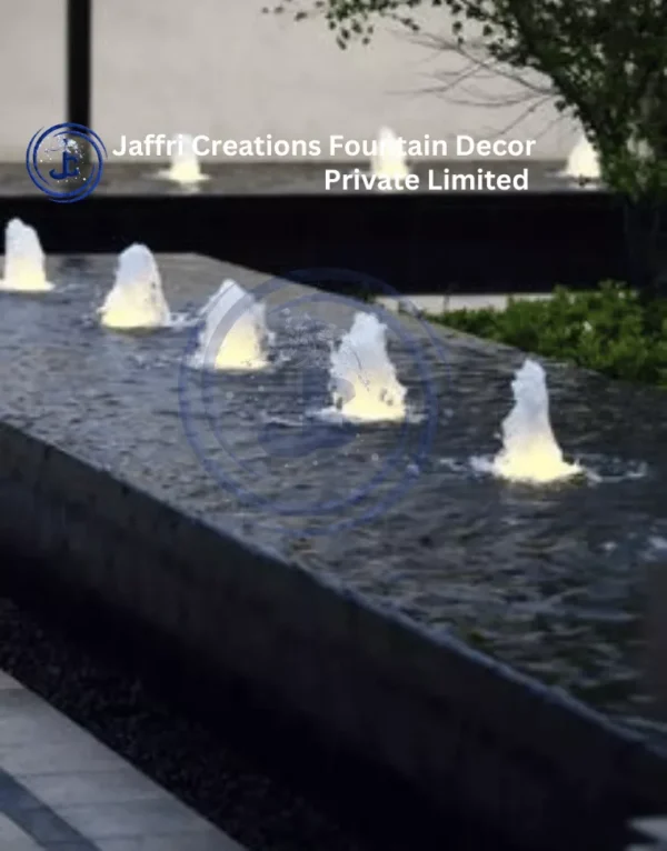 foam jet led fountain