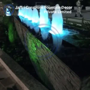 foam jet led fountain