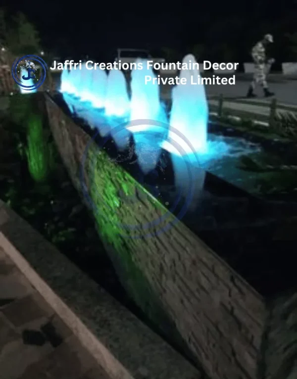 foam jet led fountain