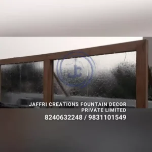 Glass Wall Fountain Indoor 8x10Ft