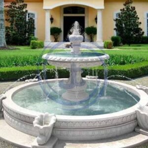Two Tier Marble Finish Fountain