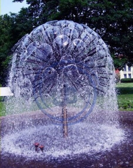 Half Dandelion Fountain With 42 Nozzles