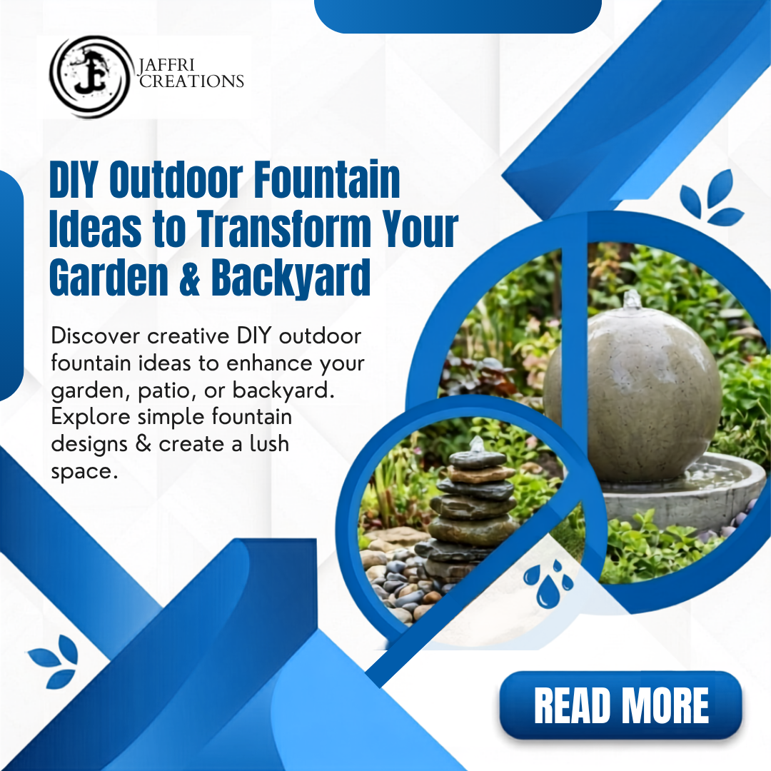 DIY outdoor fountain ideas