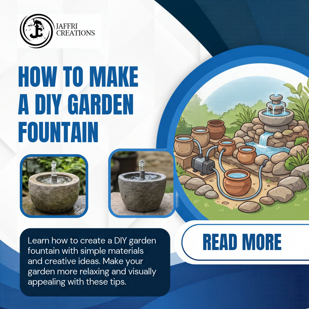 diy garden fountain